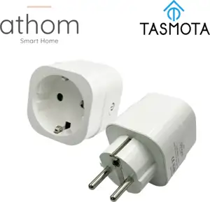 Pametna utičnica Athom, mjeri potrošnju, 16A, preflashed TASMOTA Smart Plug