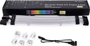 Cable Lian Li Strimer Plus V2 Triple 8-Pin RGB PCIe, VGA, 30cm