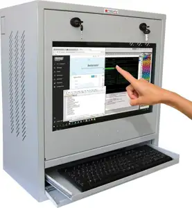 Techly 105780 Industrial cabinet for PC and 22