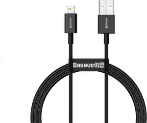 Kabel USB do Lightning Baseus Superior Series, 2.4A, 1m (crna)