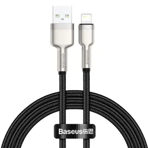 Kabel USB do Lightning Baseus Cafule, 2.4A, 1m (crna)