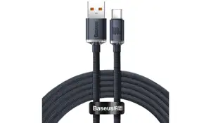 Kabel USB do USB-C Baseus Crystal Shine, 100W, 1.2m (crna)