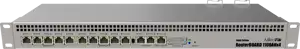 Mikrotik RouterBOARD RB1100AHx4 Dude edition, Annapurna Alpine AL21400 Cortex A15 CPU (4-cores, 1.4GHz/core), 1GB RAM, 13xGbit LAN, 60GB M.2, RouterOS L6, 1U rackmount kućište, Dual PSU