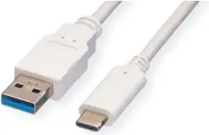 Roline VALUE USB 3.2 Gen 1 kabel, A-C, M/M, 2.0m, bijeli