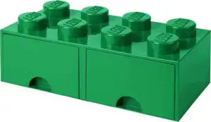 Lego Brick Drawer 8 zelena
