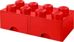 Lego Brick Drawer 8 crvena