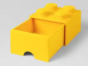 Lego Brick Drawer 4 žuta