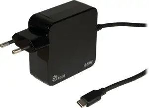 Inter-Tech Power Adapter, Type C, 65W (5V, 9V, 12V, 15V, 20V)