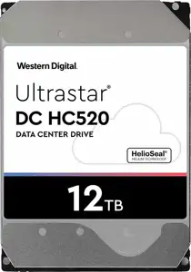 Western Digital Ultrastar DC HDD Server HE12 (3.5’’, 12TB, 256MB, 7200 RPM, SAS 12Gb/s, 512E SE) SKU: 0F29532