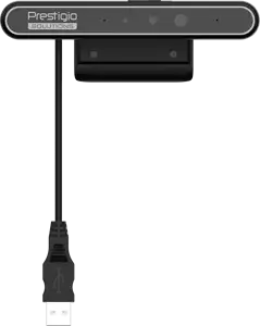 Prestigio Solutions Video Conferencing Windows Hello Camera: FHD, 2MP, 2 mic, 1m (Range), Connection via USB 3.0