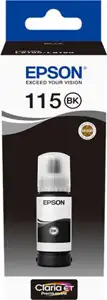 Tinta Epson 115 L8180/L8160 ecotank pigment black ink bottle C13T07C14A 70ml