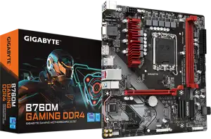 GIGABYTE Gaming Mainboard B760M DDR4 - Micro ATX - Socket Intel 1700 - Intel B760