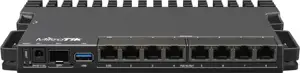 Mikrotik RouterBOARD RB5009UPr+S+IN, ARMv8 CPU, 1GB DDR4 RAM, 1GB NAND, 1×2.5Gbit LAN, 7×1Gbit LAN, 802.3af/at PoE-out/-in, 1xSFP+, RouterOS L5, metalno desktop kučište, PSU