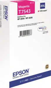 Epson T7543 - XXL size - magenta - original - ink cartridge