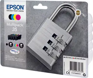 Epson 35 Multipack - 4-pack - black, yellow, cyan, magenta - original - ink cartridge