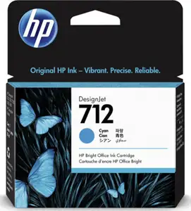 HP 712 - cyan - original - DesignJet - ink cartridge