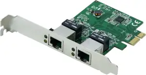StarTech.com Dual Port Gigabit PCI Express Server Network Adapter Card - 1 Gbps PCIe NIC - Dual Port Server Adapter - 2 Port Ethernet Card (ST1000SPEXD4) - network adapter - PCIe - Gigabit Ethernet x 