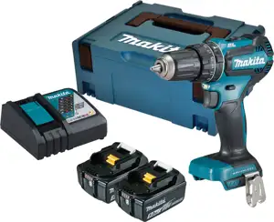 Makita DHP485RTJ 18 V / 5,0 Ah, 2 Akkus, LadegerĂ¤t im MAKPAC