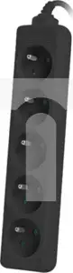 Lanberg power strip for UPS 1.5m black 5XPL
