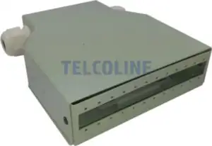 NFO Patch Panel DIN Rail, 12x SC Simplex LC Duplex