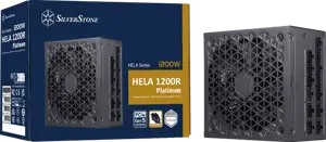 SilverStone HELA 1200R Platinum, 1200W Cybenetics Platinum ATX Power Supply, 100% Modular, ATX 3.0 & PCIe 5.0, Japanese electrolytic capacitors, Ultra silent 135mm FDB fan w/ semi-fanless operation, B