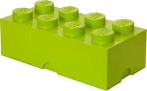 Lego Storage Brick 8 jasnozelena