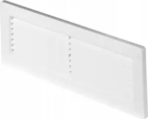 Ventilacijska rešetka Awenta KP204-30 bijela 60x204mm