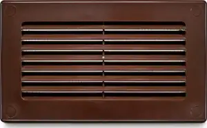 Ventilacijska rešetka Awenta KP75-30BR smeđa 75x150mm