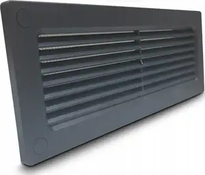 Ventilacijska rešetka Awenta KP204-30GR grafit 60x204mm