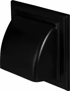Ventilacijska rešetka Awenta KO100-30CZ crna