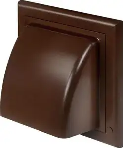 Ventilacijska rešetka Awenta KO125-30BR smeđa