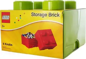 Lego Storage Brick 4 jasnozelena