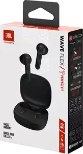 JBL Wave Flex In-ear bežične slušalice s mikrofonom, crne