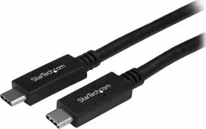 StarTech.com USB 3.1 Type C Cable - 6 ft / 2m - with Power Delivery (USB PD) - Power Pass Through Charging - USB Charger (USB315CC2M) - USB-C cable - 2 m