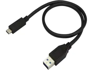 StarTech.com USB to USB C Cable - 1.6 ft / 0.5m - M/M - USB 3.1 (10Gbps) - USB-C to USB 3.1 - USB Type C to Type A Cable (USB31AC50CM) - USB-C cable - 50 cm