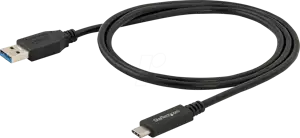 StarTech.com USB to USB C Cable - 1m / 3 ft - 5Gbps - USB A to USB C - USB Type C - USB Cable Male to Male - USB C to USB (USB315AC1M) - USB cable - 1 m