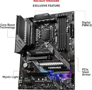 MB MSI Intel 1700 MAG B760 TOMAWAWK WIFI