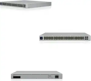 Ubiquiti UniFi Managed 48-port Gigabit PoE+ Switch, 4×10G SFP+, Touchscreen LCD, Rackmount, 600W (USW-PRO-48-POE-Gen2)