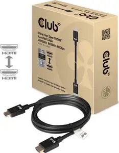 Cable HDMI to HDMI Club3D, UHS, 28AWG, 4K@120Hz / 8K@60Hz, 3m, CAC-1373