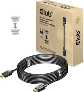 Cable HDMI to HDMI Club3D, UHS, 28AWG, 4K@120Hz / 8K@60Hz, 5m, CAC-1375