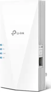 TP-Link RE700X - AX3000 Wi-Fi 6 Range Extender - 2.40 GHz, 5 GHz - Internal - 1 x Network (RJ-45) - Gigabit Ethernet - 12.50 WAX3000 WI-FI 6 RANGE EXTENDER ACCS -