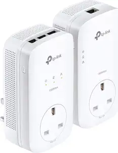 TP-Link AV1300 3-Port Gigabit Passthrough Powerline Starter Kit