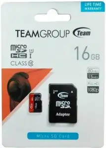 Team - flash memory card - 16 GB - microSDHC UHS-I