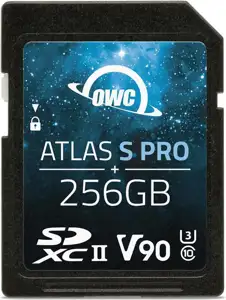 OWC SDXC Atlas S Pro 256GB UHS-II V90 290/276 MB/s