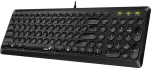 Genius SlimStar Q200, tipkovnica, USB, crna