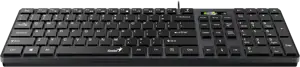Genius SlimStar 126, tipkovnica, USB, crna