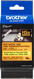 Brother Heat Shrink Tubing HSe-611E - Black