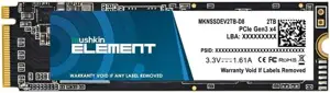 Mushkin SSD ELEMENT - 2 TB - M.2 2280 - PCIe 3.0 x4 NVMe
