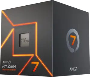 Procesor AMD Ryzen 7 7700 8C/16T 3.8 GHz (up to 5.3 GHz) AM5 40MB L3 Cache 65W Box with RGB Wraith Prism Cooler PN: 100-100000592BOX