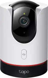 TP-Link Tapo C225 Pan/Tilt AI Home Security Wi-Fi Camera, resolution 2K QHD (2560 × 1440px), Lens: F/NO: 1.6±5%; Focal Length: 4mm±5%, Night Vision, 128 bit AES encryption with SSL/TLS, Wi-Fi Protocol